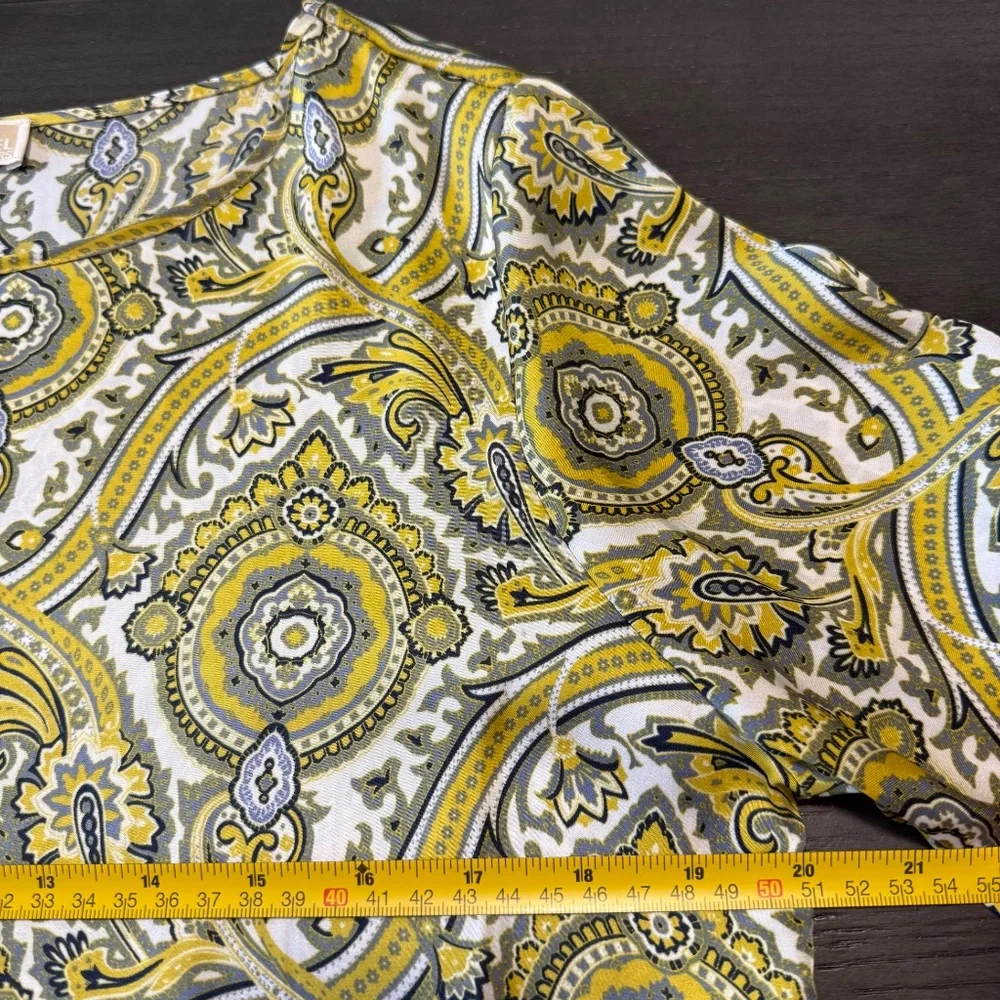 Michael Kors Women’s 3/4 Sleeve‎ Elastic Hem Blouse Size S